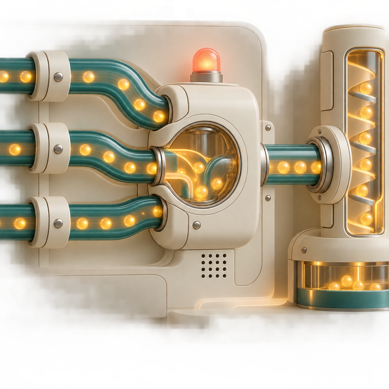 Canaux technologiques de flux lumineux